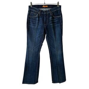 NWT James Cured by Seun Women's Hector High Rise Bootcut Jeans Dark Wash 29